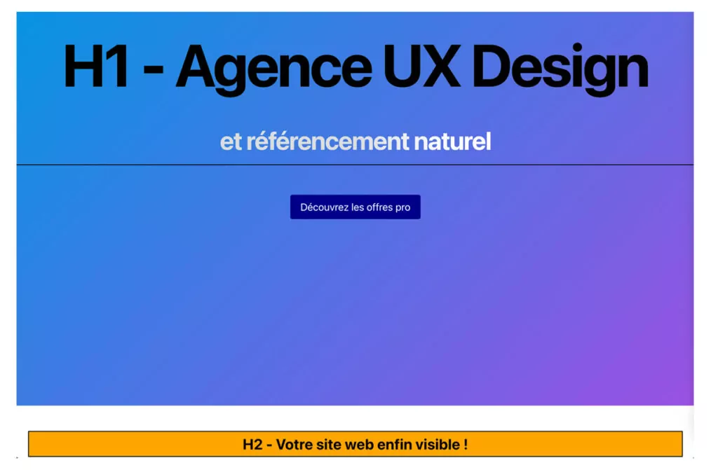 Extension SEO Chrome Vérificateur Hn