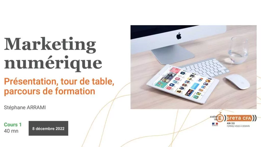 Parcours complet blended learning ASCOM Marketing 1 Marketing numérique cours 1