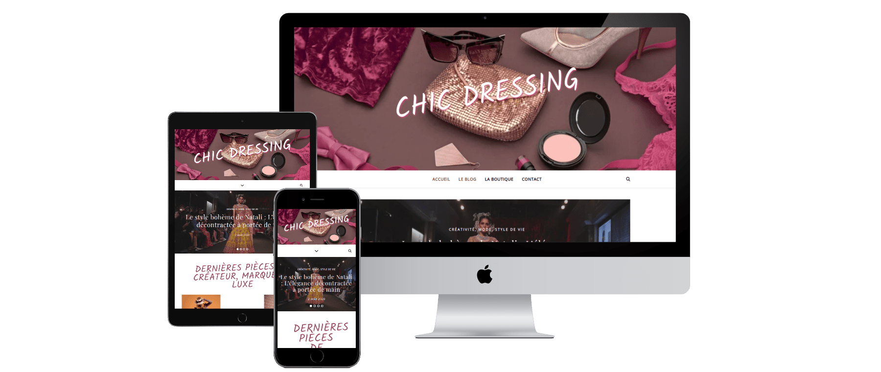 Projet Chic Dressing- Openclassrooms - Stéphane ARRAMI
