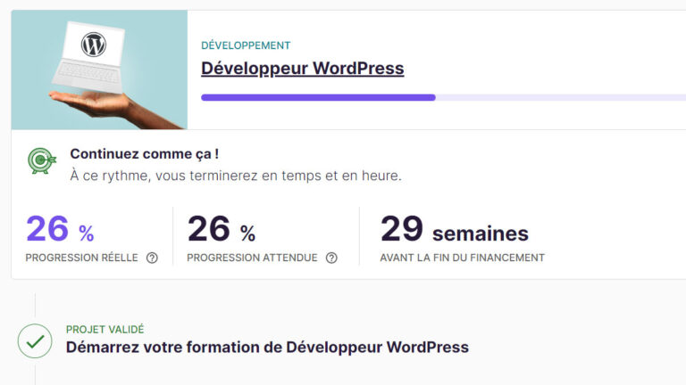 Mentorat Parcours Développeur WordPress OpenClassrooms 9 Développeur WordPress OC