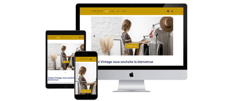 Projet Simpl Vintage – WordPress No Code avec Elementor 10 Projet Simpl Vintage - Openclassrooms - Stéphane ARRAMI