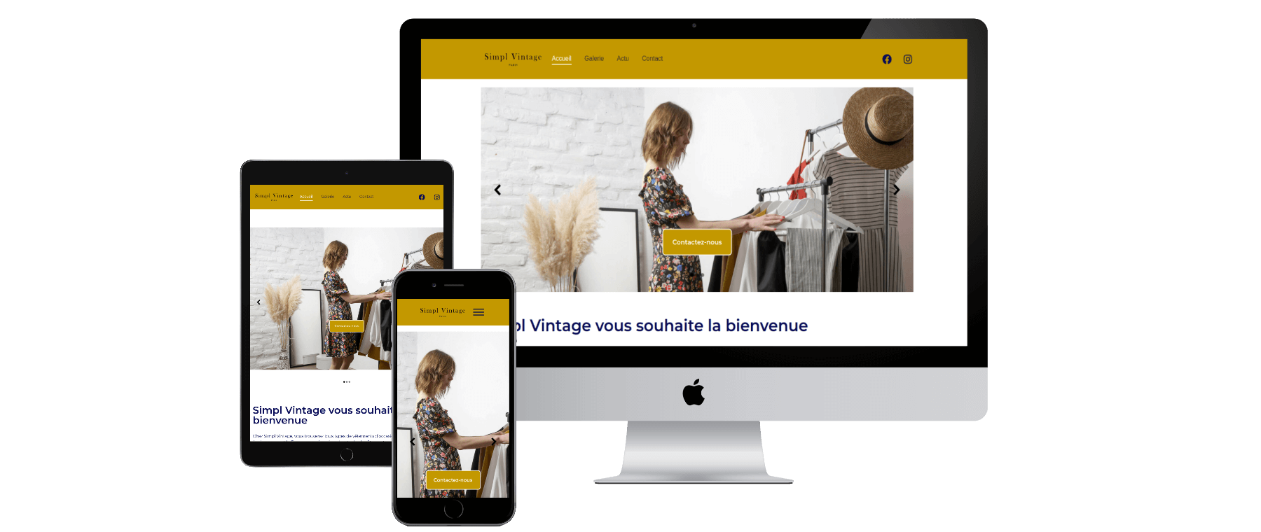 Projet Simpl Vintage – WordPress No Code avec Elementor 10 Projet Simpl Vintage - Openclassrooms - Stéphane ARRAMI