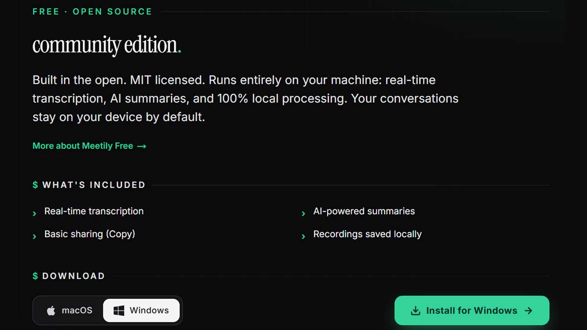 NotebookLM, Gemini et vos données : les risques, le droit, les alternatives locales 2 Meetily open source